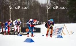 28.02.2015, Falun, Sweden (SWE): Anne Kylloenen (FIN), Anna Haag (SWE), Stefanie Boehler (GER), (l-r)  - FIS nordic world ski championships, cross-country, 30km women, Falun (SWE). www.nordicfocus.com. © NordicFocus. Every downloaded picture is fee-liable.