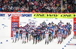 01.03.2015, Falun, Sweden (SWE): start - FIS nordic world ski championships, cross-country, 50km men, Falun (SWE). www.nordicfocus.com. © NordicFocus. Every downloaded picture is fee-liable.