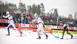 01.03.2015, Falun, Sweden (SWE): Algo Karp (EST), Lars Nelson (SWE), Jean Marc Gaillard (FRA), (l-r)  - FIS nordic world ski championships, cross-country, 50km men, Falun (SWE). www.nordicfocus.com. © NordicFocus. Every downloaded picture is fee-liable.