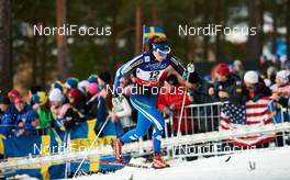 19.02.2015, Falun, Sweden (SWE): Mona-Lisa Malvalehto (FIN) - FIS nordic world ski championships, cross-country, individual sprint, Falun (SWE). www.nordicfocus.com. © NordicFocus. Every downloaded picture is fee-liable.