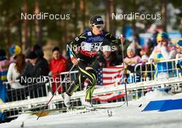 19.02.2015, Falun, Sweden (SWE): Celia Aymonier (FRA) - FIS nordic world ski championships, cross-country, individual sprint, Falun (SWE). www.nordicfocus.com. © NordicFocus. Every downloaded picture is fee-liable.