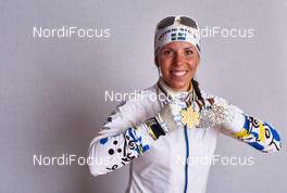 26.02.2015, Falun, Sweden (SWE): Charlotte Kalla (SWE) - FIS nordic world ski championships, cross-country, medals, Falun (SWE). www.nordicfocus.com. © NordicFocus. Every downloaded picture is fee-liable.