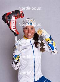 28.02.2015, Falun, Sweden (SWE): Charlotte Kalla (SWE) - FIS nordic world ski championships, cross-country, medals, Falun (SWE). www.nordicfocus.com. © NordicFocus. Every downloaded picture is fee-liable.