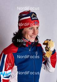 26.02.2015, Falun, Sweden (SWE): Marit Bjoergen (NOR) - FIS nordic world ski championships, cross-country, medals, Falun (SWE). www.nordicfocus.com. © NordicFocus. Every downloaded picture is fee-liable.