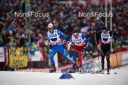 27.02.2015, Falun, Sweden (SWE): Federico Pellegrino (ITA) - FIS nordic world ski championships, cross-country, 4x10km men, Falun (SWE). www.nordicfocus.com. © NordicFocus. Every downloaded picture is fee-liable.