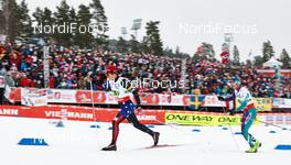 27.02.2015, Falun, Sweden (SWE): Noah Hoffman (USA), Keishin Yoshida (JPN), (l-r)  - FIS nordic world ski championships, cross-country, 4x10km men, Falun (SWE). www.nordicfocus.com. © NordicFocus. Every downloaded picture is fee-liable.