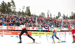 27.02.2015, Falun, Sweden (SWE): Dario Cologna (SUI), Keishin Yoshida (JPN), (l-r)  - FIS nordic world ski championships, cross-country, 4x10km men, Falun (SWE). www.nordicfocus.com. © NordicFocus. Every downloaded picture is fee-liable.
