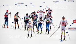 27.02.2015, Falun, Sweden (SWE): first handover - FIS nordic world ski championships, cross-country, 4x10km men, Falun (SWE). www.nordicfocus.com. © NordicFocus. Every downloaded picture is fee-liable.