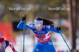 22.02.2015, Falun, Sweden (SWE): Ilaria Debertolis (ITA) - FIS nordic world ski championships, cross-country, team sprint, Falun (SWE). www.nordicfocus.com. © NordicFocus. Every downloaded picture is fee-liable.