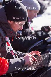 22.02.2015, Falun, Sweden (SWE): Photographers in highspeed captioning - FIS nordic world ski championships, cross-country, team sprint, Falun (SWE). www.nordicfocus.com. © NordicFocus. Every downloaded picture is fee-liable.