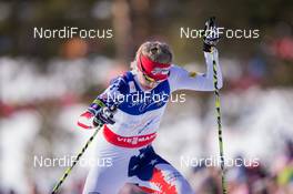 22.02.2015, Falun, Sweden (SWE): Jessica Diggins (USA) - FIS nordic world ski championships, cross-country, team sprint, Falun (SWE). www.nordicfocus.com. © NordicFocus. Every downloaded picture is fee-liable.