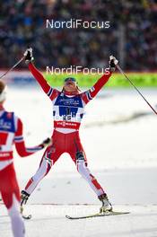 22.02.2015, Falun, Sweden (SWE): Maiken Caspersen Falla (NOR) - FIS nordic world ski championships, cross-country, team sprint, Falun (SWE). www.nordicfocus.com. © NordicFocus. Every downloaded picture is fee-liable.