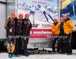 23.02.2015, Falun, Sweden (SWE): Service Team Germany - FIS nordic world ski championships, cross-country, training, Falun (SWE). www.nordicfocus.com. © NordicFocus. Every downloaded picture is fee-liable.