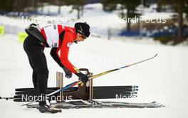 23.02.2015, Falun, Sweden (SWE): Anouk Faivre Picon (FRA) - FIS nordic world ski championships, cross-country, training, Falun (SWE). www.nordicfocus.com. © NordicFocus. Every downloaded picture is fee-liable.