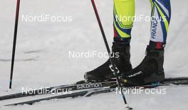 28.11.2015, Ruka, Finland (FIN): Salomon boots and ski   - FIS world cup cross-country, 10km men, Ruka (FIN). www.nordicfocus.com. © Modica/NordicFocus. Every downloaded picture is fee-liable.