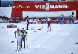 29.11.2015, Ruka, Finland (FIN): Sadie Bjornsen (USA), Nicole Fessel (GER), (l-r)  - FIS world cup cross-country, 10km women, Ruka (FIN). www.nordicfocus.com. © Felgenhauer/NordicFocus. Every downloaded picture is fee-liable.