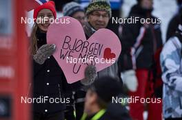 29.11.2015, Ruka, Finland (FIN): fans for Bjoergen   - FIS world cup cross-country, 10km women, Ruka (FIN). www.nordicfocus.com. © Felgenhauer/NordicFocus. Every downloaded picture is fee-liable.