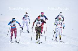 27.11.2015, Ruka, Finland (FIN): Yulia Belorukova (RUS), Denise Herrmann (GER), Ida Ingemarsdotter (SWE), (l-r)  - FIS world cup cross-country, individual sprint, Ruka (FIN). www.nordicfocus.com. © Felgenhauer/NordicFocus. Every downloaded picture is fee-liable.