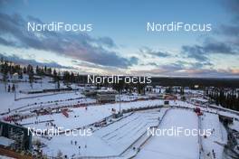 27.11.2015, Ruka, Finland (FIN): The view of the stadium from he jumping hill   - FIS world cup cross-country, individual sprint, Ruka (FIN). www.nordicfocus.com. © Modica/NordicFocus. Every downloaded picture is fee-liable.