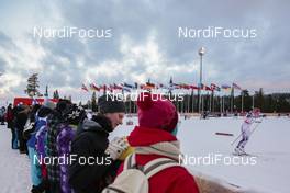 27.11.2015, Ruka, Finland (FIN): Spectators watching the race   - FIS world cup cross-country, individual sprint, Ruka (FIN). www.nordicfocus.com. © Modica/NordicFocus. Every downloaded picture is fee-liable.