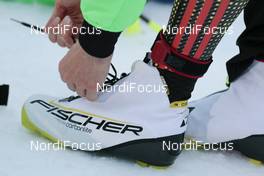 27.11.2015, Ruka, Finland (FIN): fisher boots   - FIS world cup cross-country, individual sprint, Ruka (FIN). www.nordicfocus.com. © Modica/NordicFocus. Every downloaded picture is fee-liable.
