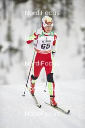 27.11.2015, Ruka, Finland (FIN): Yulia Tikhonova (BLR) - FIS world cup cross-country, individual sprint, Ruka (FIN). www.nordicfocus.com. © Felgenhauer/NordicFocus. Every downloaded picture is fee-liable.