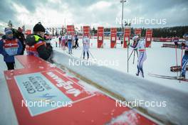 27.11.2015, Ruka, Finland (FIN): the start line in Ruka   - FIS world cup cross-country, individual sprint, Ruka (FIN). www.nordicfocus.com. © Modica/NordicFocus. Every downloaded picture is fee-liable.