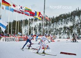 27.11.2015, Ruka, Finland (FIN): Andrew Newell (USA), Emil Joensson (SWE), (l-r)  - FIS world cup cross-country, individual sprint, Ruka (FIN). www.nordicfocus.com. © Felgenhauer/NordicFocus. Every downloaded picture is fee-liable.