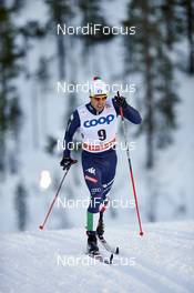 27.11.2015, Ruka, Finland (FIN): Federico Pellegrino (ITA) - FIS world cup cross-country, individual sprint, Ruka (FIN). www.nordicfocus.com. © Felgenhauer/NordicFocus. Every downloaded picture is fee-liable.