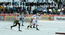 27.11.2015, Ruka, Finland (FIN): Emil Joensson (SWE), Ari Luusua (FIN), (l-r)  - FIS world cup cross-country, individual sprint, Ruka (FIN). www.nordicfocus.com. © Modica/NordicFocus. Every downloaded picture is fee-liable.