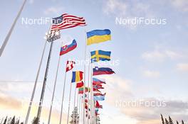 27.11.2015, Ruka, Finland (FIN): flags   - FIS world cup cross-country, individual sprint, Ruka (FIN). www.nordicfocus.com. © Felgenhauer/NordicFocus. Every downloaded picture is fee-liable.