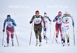27.11.2015, Ruka, Finland (FIN): Yulia Belorukova (RUS), Denise Herrmann (GER), Astrid Uhrenholdt Jacobsen (NOR), Ida Ingemarsdotter (SWE), (l-r)  - FIS world cup cross-country, individual sprint, Ruka (FIN). www.nordicfocus.com. © Felgenhauer/NordicFocus. Every downloaded picture is fee-liable.