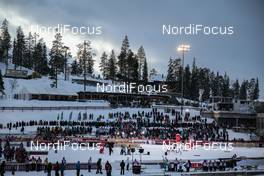 27.11.2015, Ruka, Finland (FIN): Spectators watching finals in Ruka Stadium - FIS world cup cross-country, individual sprint, Ruka (FIN). www.nordicfocus.com. © Modica/NordicFocus. Every downloaded picture is fee-liable.