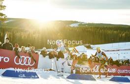 06.12.2015, Lillehammer, Norway (NOR): Sadie Bjornsen (USA), Stefanie Boehler (GER), (l-r)  - FIS world cup cross-country, 4x5km women, Lillehammer (NOR). www.nordicfocus.com. © Felgenhauer/NordicFocus. Every downloaded picture is fee-liable.