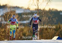 06.12.2015, Lillehammer, Norway (NOR): Alenka Cebasek (SLO), Lucia Scardoni (ITA), (l-r)  - FIS world cup cross-country, 4x5km women, Lillehammer (NOR). www.nordicfocus.com. © Felgenhauer/NordicFocus. Every downloaded picture is fee-liable.