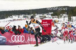 05.12.2015, Lillehammer, Norway (NOR): Dario Cologna (SUI),   - FIS world cup cross-country, skiathlon men, Lillehammer (NOR). www.nordicfocus.com. © Felgenhauer/NordicFocus. Every downloaded picture is fee-liable.