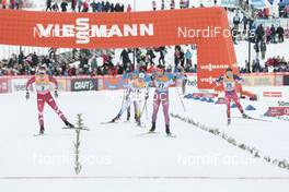 05.12.2015, Lillehammer, Norway (NOR): Alex Harvey (CAN), Martin Johansson (SWE), Andrey Larkov (RUS), Simen Andreas Sveen (NOR), (l-r)  - FIS world cup cross-country, skiathlon men, Lillehammer (NOR). www.nordicfocus.com. © Modica/NordicFocus. Every downloaded picture is fee-liable.