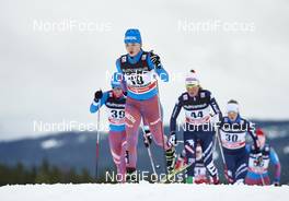 05.12.2015, Lillehammer, Norway (NOR): Natalia Nepryaeva (RUS), Alevtina Tanygina (RUS), Debora Agreiter (ITA), Lucia Scardoni (ITA), (l-r)  - FIS world cup cross-country, skiathlon women, Lillehammer (NOR). www.nordicfocus.com. © Felgenhauer/NordicFocus. Every downloaded picture is fee-liable.