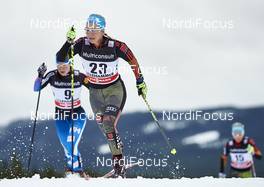05.12.2015, Lillehammer, Norway (NOR): Krista Parmakoski (FIN), Sandra Ringwald (GER), (l-r)  - FIS world cup cross-country, skiathlon women, Lillehammer (NOR). www.nordicfocus.com. © Felgenhauer/NordicFocus. Every downloaded picture is fee-liable.