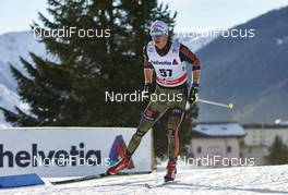 12.12.2015, Davos, Switzerland (SUI): Florian Notz (GER) - FIS world cup cross-country, 30km men, Davos (SUI). www.nordicfocus.com. © Felgenhauer/NordicFocus. Every downloaded picture is fee-liable.