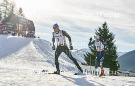 12.12.2015, Davos, Switzerland (SUI): Curdin Perl (SUI), Dietmar Noeckler (ITA), (l-r)  - FIS world cup cross-country, 30km men, Davos (SUI). www.nordicfocus.com. © Felgenhauer/NordicFocus. Every downloaded picture is fee-liable.
