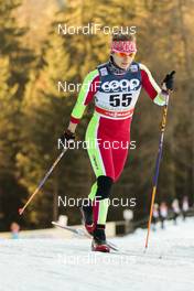 20.12.2015, Toblach, Italy (ITA): Anastasia Mayngardt (BLR) - FIS world cup cross-country, 10km women, Toblach (ITA). www.nordicfocus.com. © Modica/NordicFocus. Every downloaded picture is fee-liable.