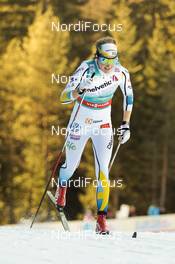 20.12.2015, Toblach, Italy (ITA): Stina Nilsson (SWE) - FIS world cup cross-country, 10km women, Toblach (ITA). www.nordicfocus.com. © Modica/NordicFocus. Every downloaded picture is fee-liable.