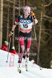 20.12.2015, Toblach, Italy (ITA): Teresa Stadlober (AUT) - FIS world cup cross-country, 10km women, Toblach (ITA). www.nordicfocus.com. © Modica/NordicFocus. Every downloaded picture is fee-liable.