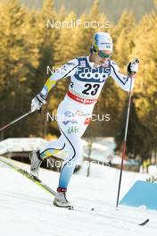 20.12.2015, Toblach, Italy (ITA): Anna Haag (SWE) - FIS world cup cross-country, 10km women, Toblach (ITA). www.nordicfocus.com. © Modica/NordicFocus. Every downloaded picture is fee-liable.