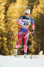 20.12.2015, Toblach, Italy (ITA): Mari Eide (NOR) - FIS world cup cross-country, 10km women, Toblach (ITA). www.nordicfocus.com. © Modica/NordicFocus. Every downloaded picture is fee-liable.