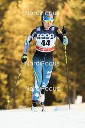 20.12.2015, Toblach, Italy (ITA): Laura Mononen (FIN) - FIS world cup cross-country, 10km women, Toblach (ITA). www.nordicfocus.com. © Modica/NordicFocus. Every downloaded picture is fee-liable.