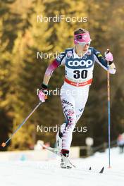 20.12.2015, Toblach, Italy (ITA): Elizabeth Stephen (USA) - FIS world cup cross-country, 10km women, Toblach (ITA). www.nordicfocus.com. © Modica/NordicFocus. Every downloaded picture is fee-liable.