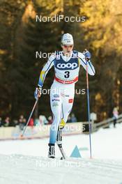 20.12.2015, Toblach, Italy (ITA): Simon Andersson (SWE) - FIS world cup cross-country, 15km men, Toblach (ITA). www.nordicfocus.com. © Modica/NordicFocus. Every downloaded picture is fee-liable.