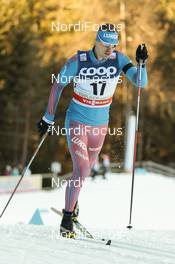 20.12.2015, Toblach, Italy (ITA): Sergey Ustiugov (RUS) - FIS world cup cross-country, 15km men, Toblach (ITA). www.nordicfocus.com. © Modica/NordicFocus. Every downloaded picture is fee-liable.